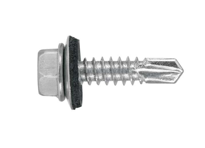 PIJA PUNTA DE BROCA, 1" CON RONDANAS (PIEZA)