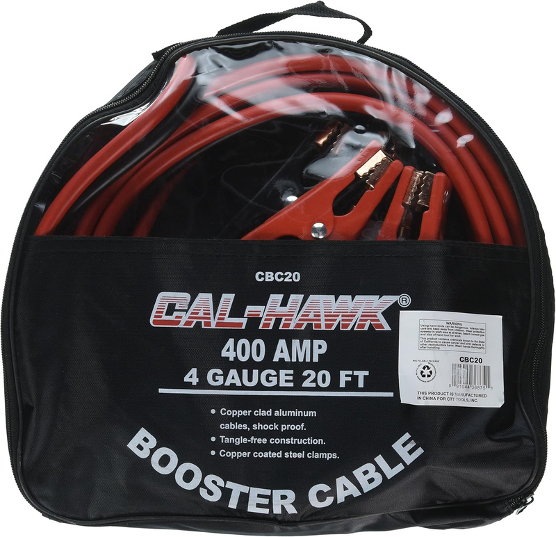 CABLES PASA CORRIENTE CALIBRE 0, 20 FT, CAL-HAWK