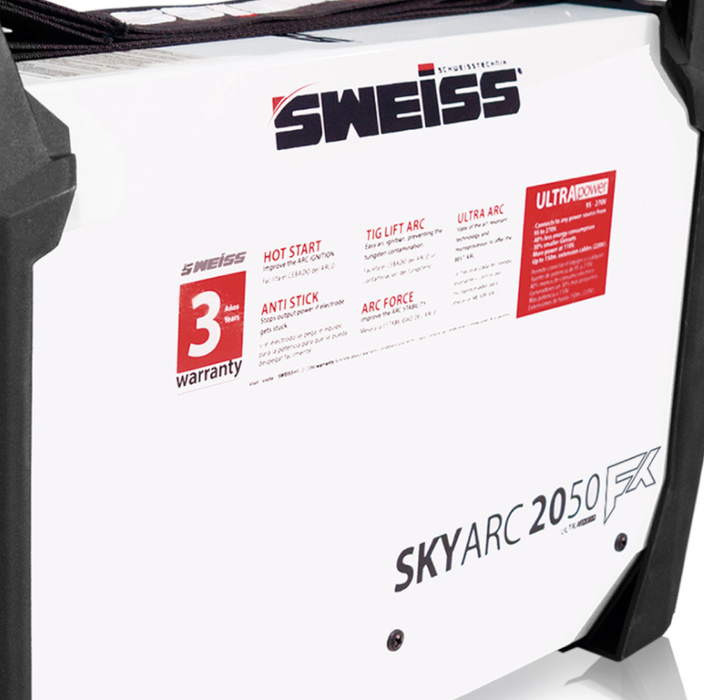 SOLDADOR INVERSOR 200A, 110/220V, SWEISS SKYARC 2050