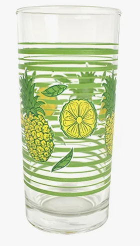 JUEGO PARA BEBIDAS DE CRISTAL 7 PZ (PIÑAS)