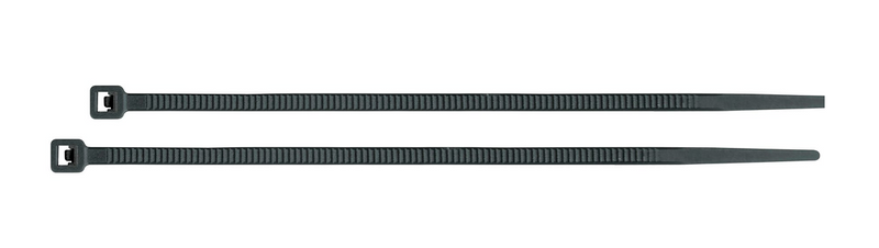 CINCHOS DE PLASTICO, 50 CM, 50 LBS, NEGROS