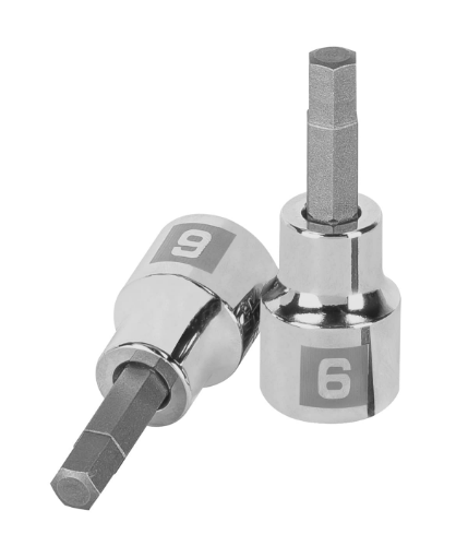 DADO DE PUNTA HEXAGONAL, DE 6 mm, CUADRO DE 3/8", D-4990-6M