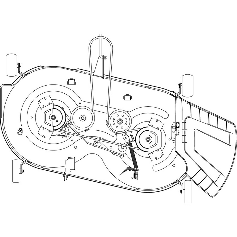 BANDA DE CUBIERTA PARA TRACTOR DE 42", XT1 y XT2, (DECK)