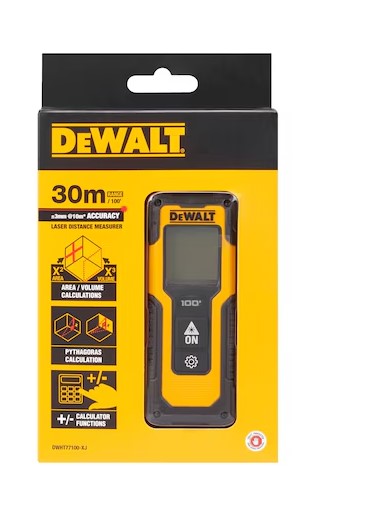 MEDIDOR DE DISTANCIA LASER DIGITAL 100 FT DEWALT