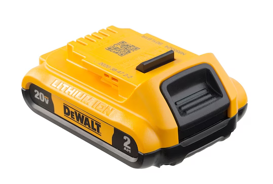 BATERIA DEWALT 20V MAX XR, 2.0 Ah.