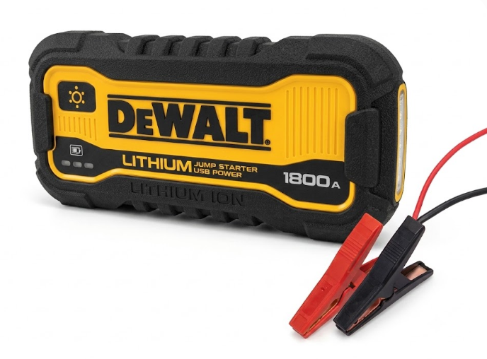 ARRANCADOR DE BATERIA 1800 AMP DEWALT BANCO DE ENERGIA USB