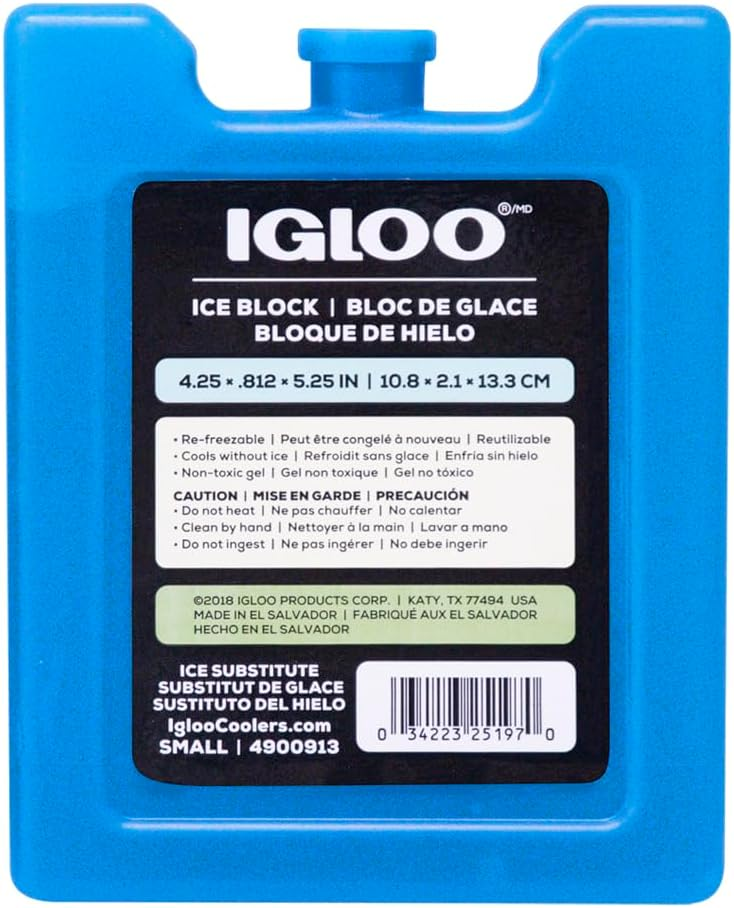 BLOQUE DE HIELO REFRIGERANTE IGLOO CHICO