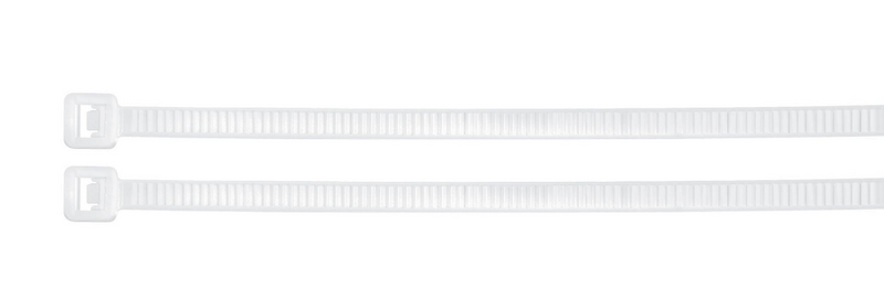 CINCHOS DE PLASTICO, 20 CM, 50 LBS, 50 PZAS, BLANCOS