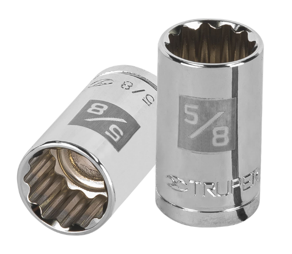 DADO DE 5/8", CUADRO DE 1/2", 12 PUNTAS, D-1220